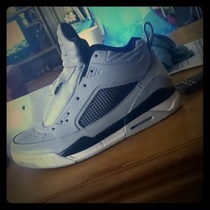 A pair of jordan flights size 11 just like new